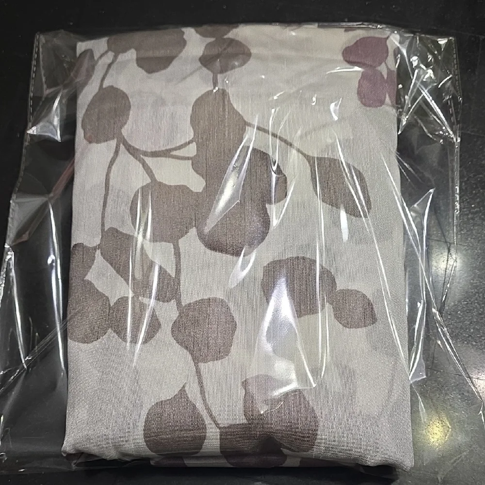 Elegant Purple Floral Shower Curtain
